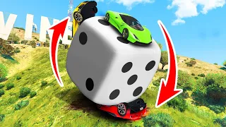 GTA 5 DERBY On A Spinning DICE!
