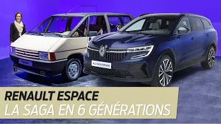 RENAULT ESPACE. Tous les modèles de 1984 à 2023