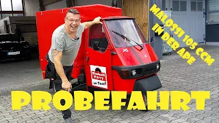 Härtetest für den Malossi 105 ccm Zylinder von Italobee in der Piaggio Ape  50  #apeharry #italobee