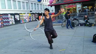 Amazing street performer in Oslo city