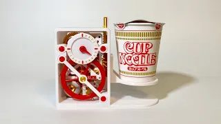 位置エネルギーを使ったカップヌードルタイマーを作ってみた【Cup Noodles Timer】