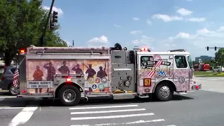 Orange County Fire Rescue Engine 57 and Rescue 57 Responding