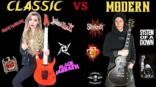 MODERN METAL vs CLASSIC OLD SCHOOL METAL (Guitar Riffs Battle)