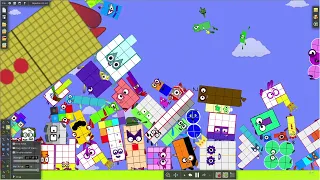 Numberblocks the floor is water [No sound]