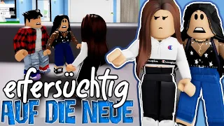 ich bin EIFERSÜCHTIG 👿 auf die NEUE SCHÜLERIN 👩🏻‍🎓 in BROOKHAVEN 🏡 Roblox Roleplay Story RP DEUTSCH