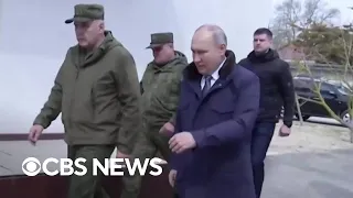 Russian President Vladimir Putin reportedly visits occupied region in Ukraine