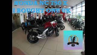 Honda NC 750 X. Test rode it.Loved it...Bought one..UK...