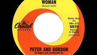 1966 HITS ARCHIVE: Woman - Peter & Gordon (mono 45)