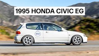 Morning Touge Run: 1995 Honda Civic EG Hatchback // B18B1 [ASMR]