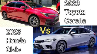 2023 Toyota Corolla Vs 2023 Honda Civic: Compact Car Competition!