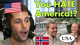 American Reacts to What Country do Norwegians HATE the Most?