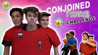 CONJOINED TWINS CHALLENGE! (with Ben Azelart)