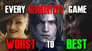 EVERY Resident Evil Game Ranked from Worst to Best