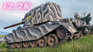 17.7K Damage FV4005 Stage II 8 Kills & FV4005 - 6 Kills World of Tanks Replays  The best tank game