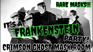 Crimson Ghost Mask Room RARE FRANKENSTEIN MASKS EVERYWHERE! Don Post Studios & Tharps