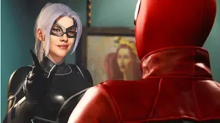 Spider-Man Meets Black Cat -The Heist DLC Black Cat- Spider-Man PS4 (Insomniac VideoGame)