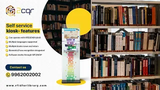 RFID for library | RFID library system by 2cqr | library automation & How RFID Works in Libraries