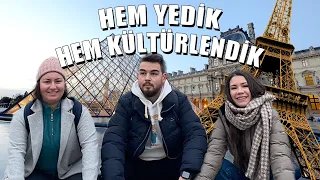 Hem Yedik Hem Kültürlendik! | Paris Vlog #3 (Louvre, Eyfel, Sokak Lezzetleri)