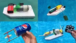 4 Simple ideas How to Make a Toy Boats