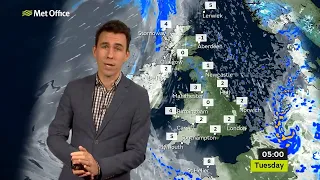 Monday afternoon forecast 30/11/20