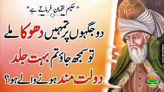 2 Jagah Par Tumhen Dhoka Mile To Samajh Jao Tum Dolatmand Hone Wale Ho?| Urdu Quotes | Aqwal in Urdu