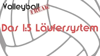 Das 1:5 Läufersystem im Volleyball