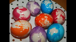 Egg painting for Easter - "Clicker" effect, something new, quick and easy - Easter eggs