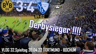 Derbysieg in Dortmund!! | Bundesliga 32. Spieltag BVB - Bochum | Vlog 4K