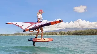 Winging with Jennifer & friends at Kanaha Beach, Maui