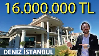 Deniz İstanbul'da Dekorasyonlu 16.000.000' TL Değerinde Lüks Ev Turu I Özel Garaj,Sinema Odası,Sauna