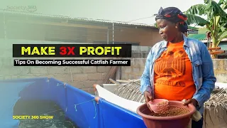 Teacher Explains Profitability Of Catfish Farming; Harvest In Six Months; Backyard Farming