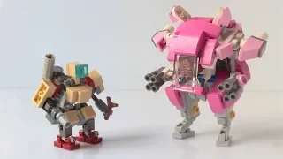 Building an Overwatch D.Va in Lego