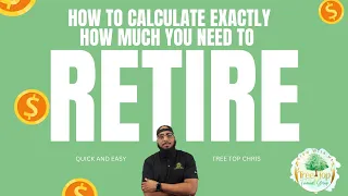 How To Calculate Exactly How Much You Need To Retire FAST!