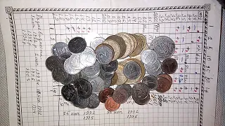 Редкие 5 копеек 2003 года. Перебор монет из копилки 1 2 копейки Украины и монеты СССР.