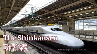 Riding the bullet train (The Shinkansen 新幹線) - blink and you'll miss it!