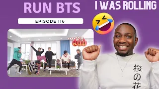 RUN BTS Ep. 116 REACTION | Too funny😂