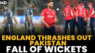 England Thrashes Out Pakistan | Fall Of Wickets | Pakistan vs England | 6th T20I 2022 | PCB | MU2L