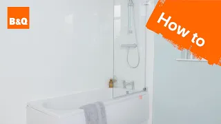 How to install a bath screen