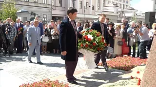 Рустам Минниханов открыл в Казани памятник Рустему Яхину