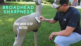 Arrow Penetration Test through ACTUAL Deer Shoulder Blade