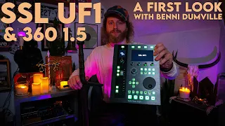 Solid State Logic SSL UF1 | A First Look At Your New Centre Section DAW Control With Benni Dumville.