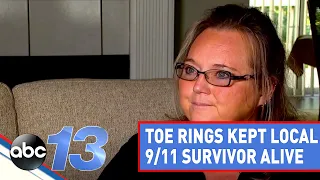 Local 9/11 survivor credits toe rings for keeping her alive