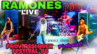 The Ramones - Pinhead ( Live in Finland 1988)