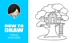 How to draw Tree House
