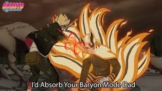 Boruto Episode 216 English Subbed FULLSCREEN | Naruto unlocks Baryon Mode