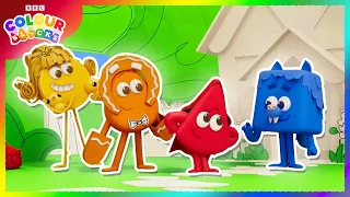 Colourful Costumes with Colourblocks | Art, Makes and Bakes | Learn Colours | Colourblocks