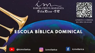 Participações para Escola Bíblica Dominical - Área de Volta Redonda - RJ - 23/01/2023