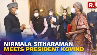 Budget 2022 Live: Finance Minister Nirmala Sitharaman Meets President Kovind