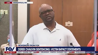 Derek Chauvin sentencing: George Floyd's brother reads victim impact statement