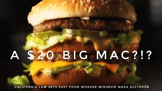 New California Law Sets Fast Food Minimum Wage At $22 An Hour